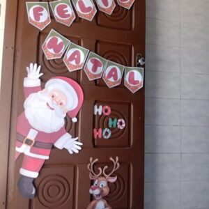 ENFEITE DE PORTA DE NATAL