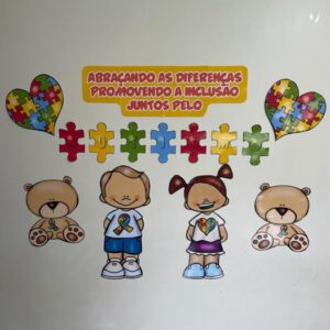 PAINEL DECORATIVO CONSCIENTIZAÇÃO DO AUTISMO