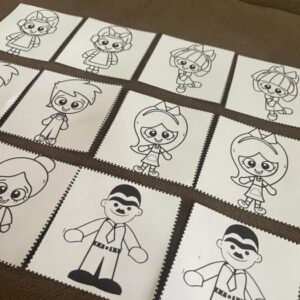 JOGO DA MEMÓRIA PERSONAGENS MONTEIRO LOBATO PARA COLORIR