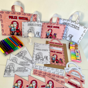 KIT CAPA TEMA PAPAI NOEL