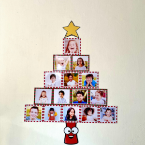 ÁRVORE DE NATAL COM FOTOS