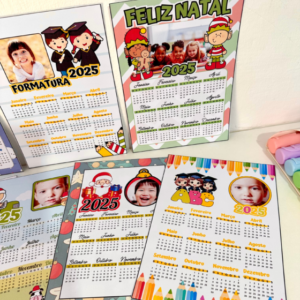 CALENDÁRIOS 2025 PERSONALIZÁVEIS