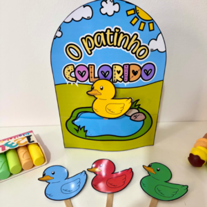 LUVA MUSICAL - O PATINHO COLORIDO