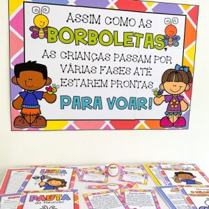 KIT REUNIÃO DE PAIS - BORBOLETAS