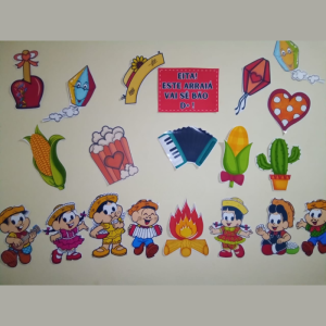 PAINEL ARRAIÁ DA TURMA DA MÔNICA