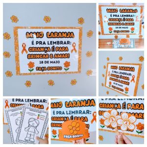 KIT MAIO LARANJA - SEMÁFORO DO TOQUE